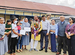 Minister Visits Bethany Solace Home, Mamit